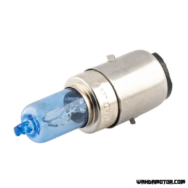 Bulb BA20D 12V 35/35W halogen blue-1